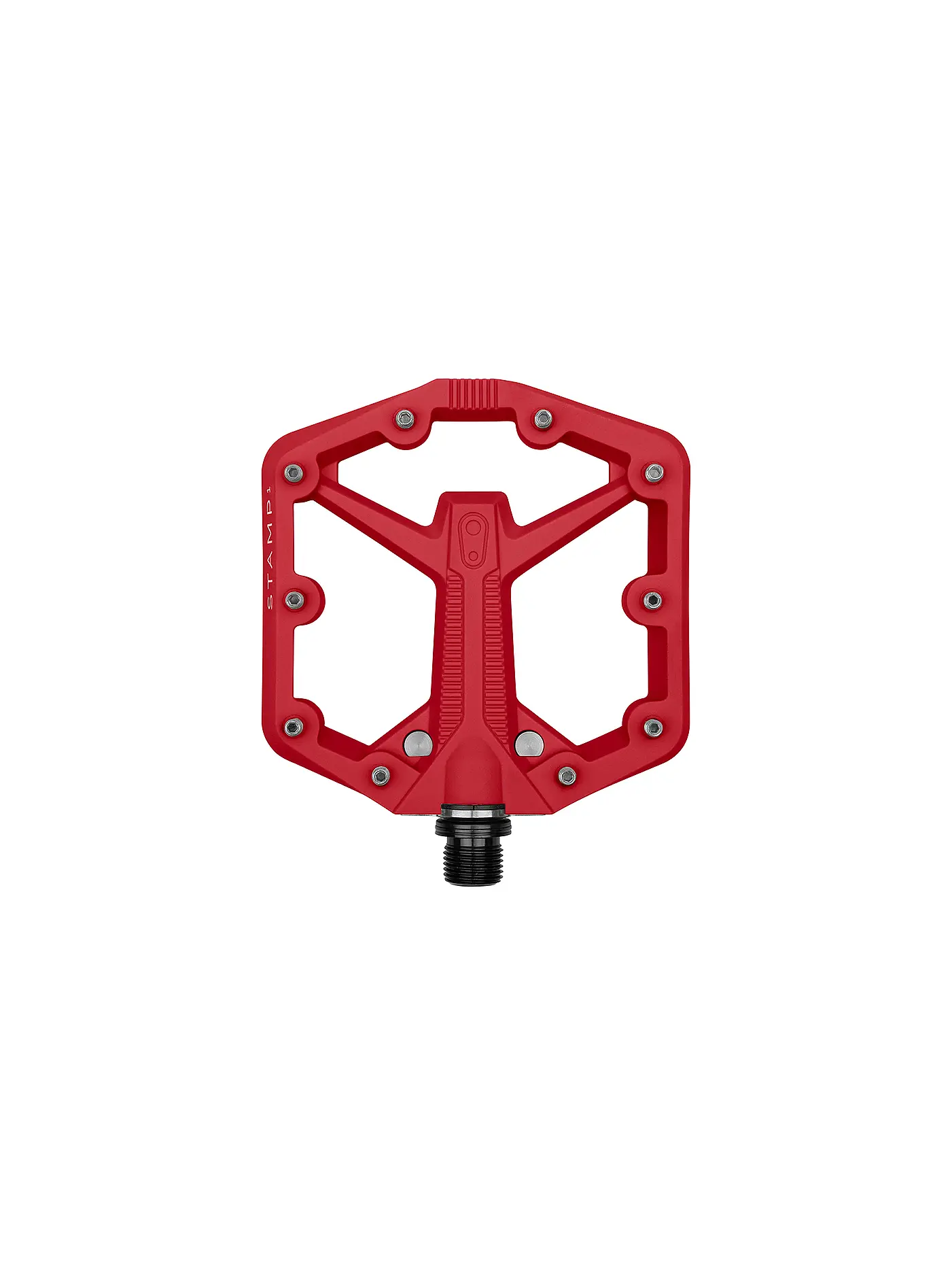 CRANKBROTHERS | Flat-Pedal Stamp 1 Gen 2 | rot